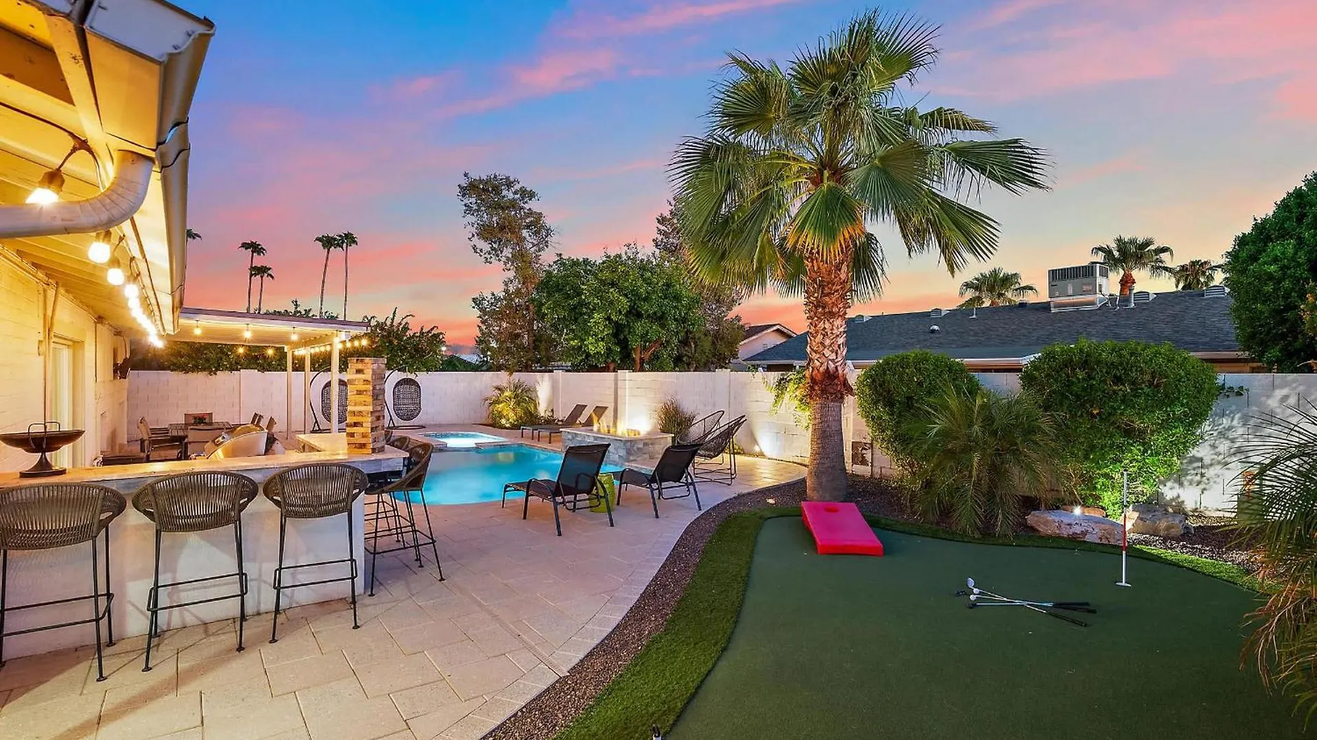 度假居 Pool Spa Ping Pong Pool Table Arcade Corn Hole 斯科茨